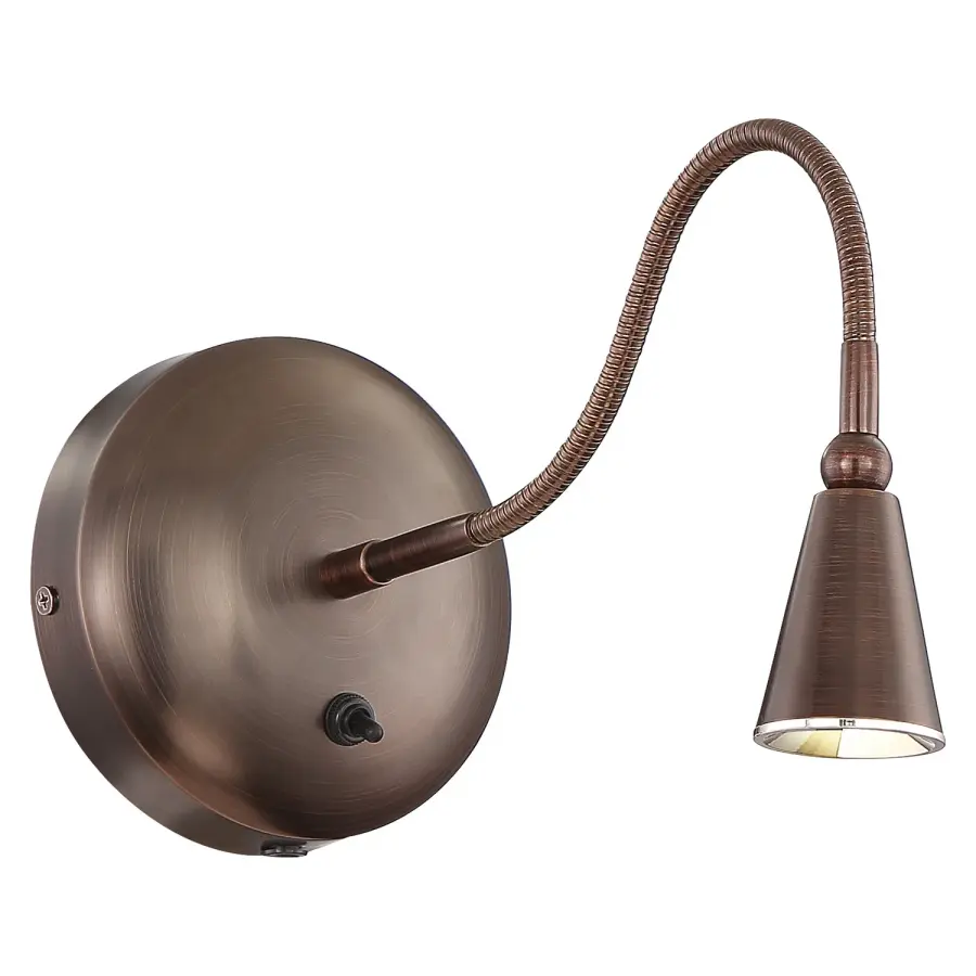 BUNK Gooseneck LED Wall Reading Light
