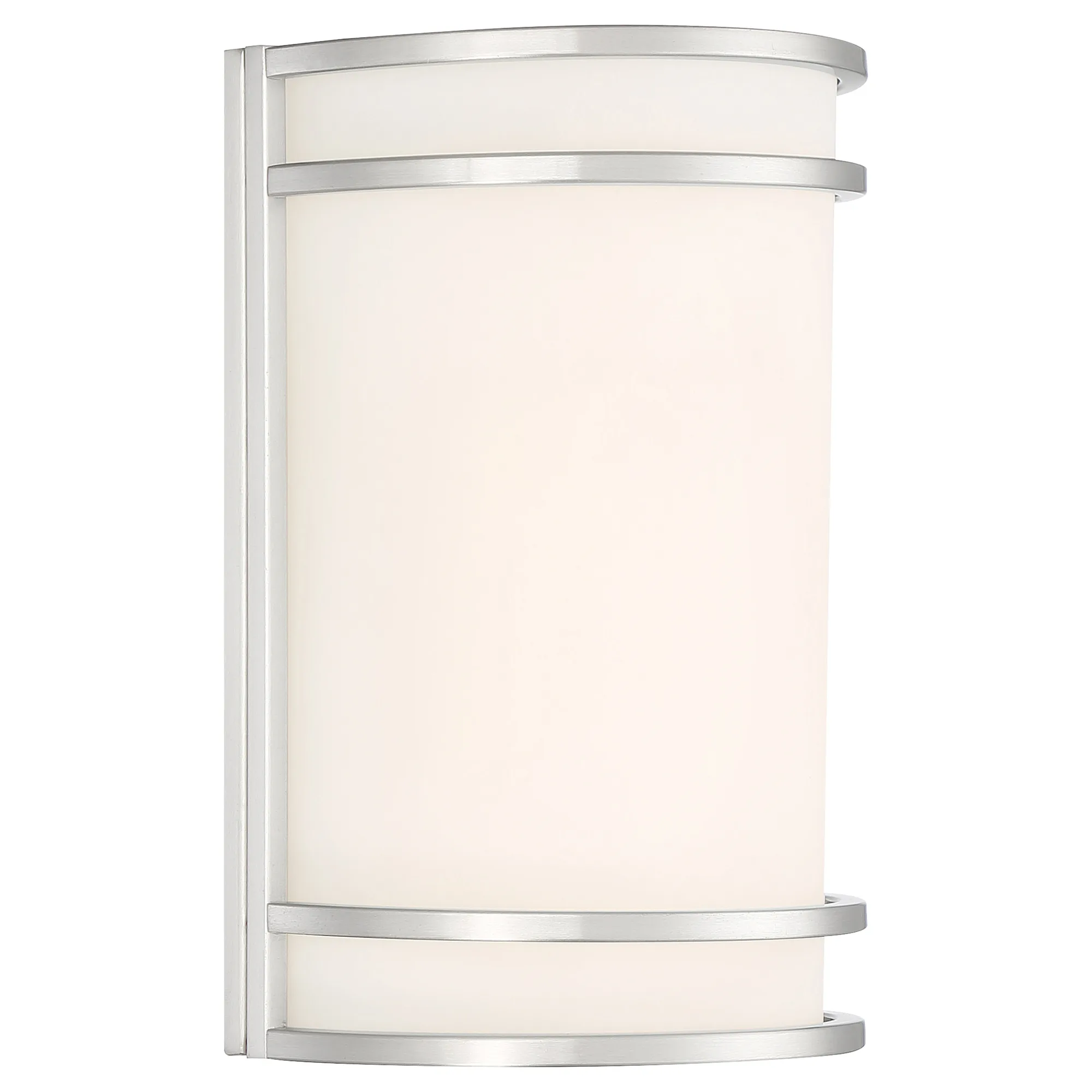 Lola 1-Light Wall Sconce in Brushed Steel