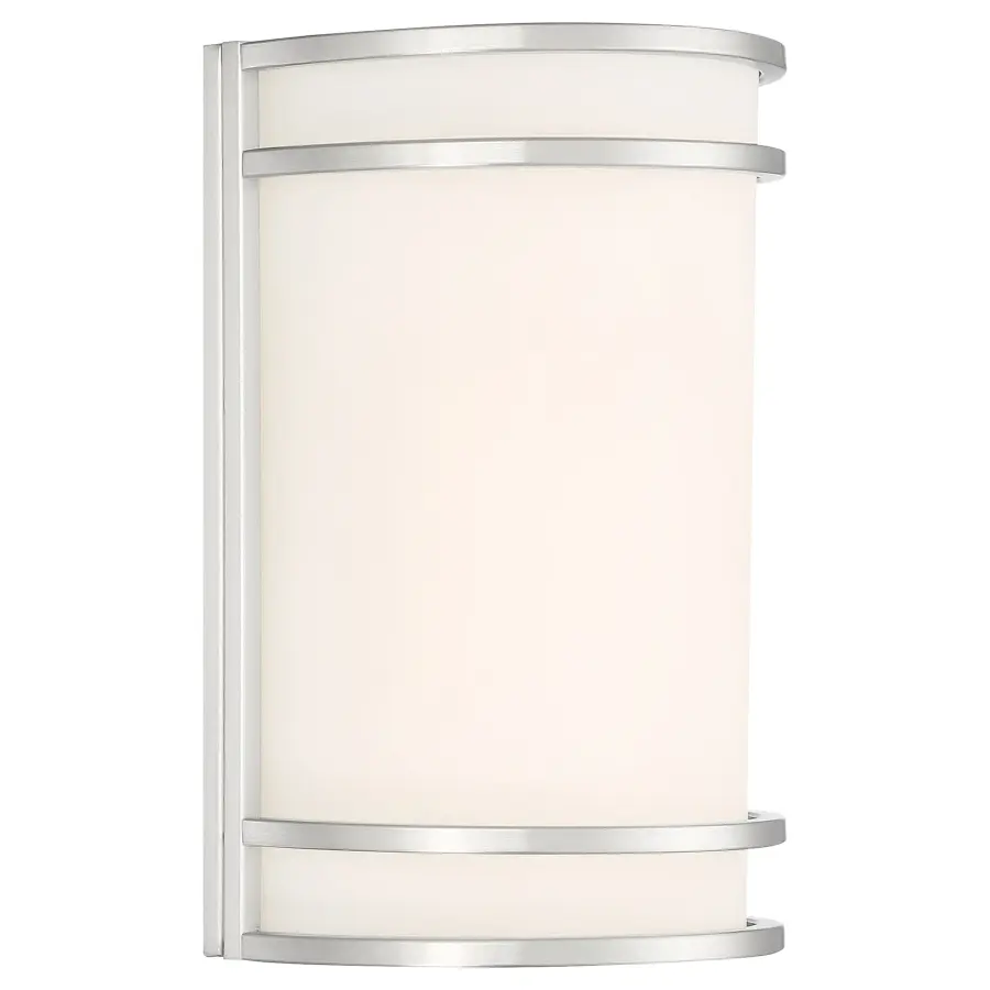 Lola 1-Light Wall Sconce in Brushed Steel