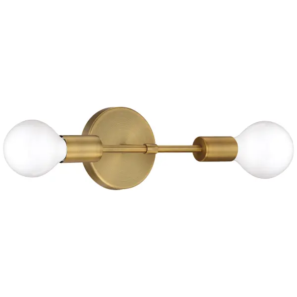 The ICONIC G delivers sophisticated illumination with energy-efficient LED technology. Its antique brushed brass finish adds warmth and elegance to any space, while the dual-light design provides ample brightness for task or ambient lighting.