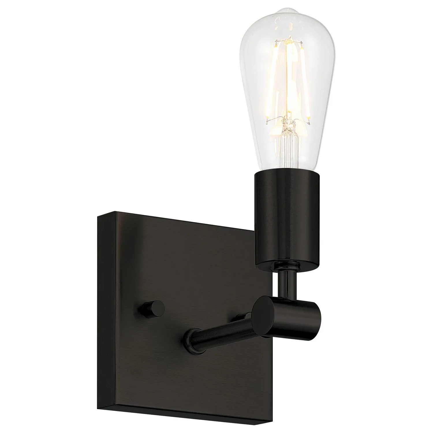 Virgin One Light Wall Sconce in Matte Black