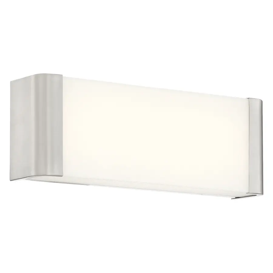 Origin LED Vanity Light in Brushed Steel