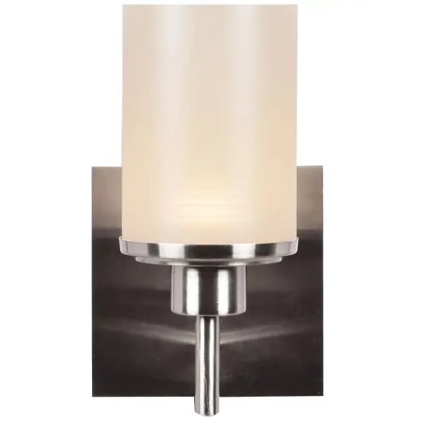 Iron LED Wall Sconce in Brushed Steel