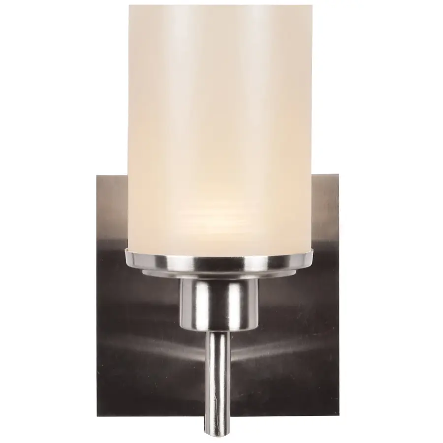 Iron LED Wall Sconce in Brushed Steel