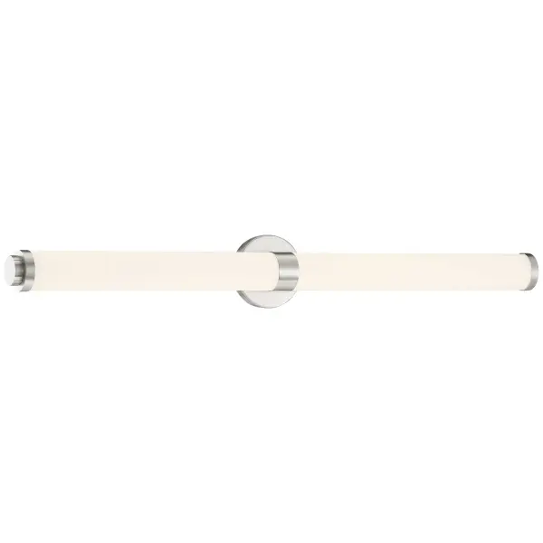 AQUA LED Vanity Light - 37.25" Brushed Steel