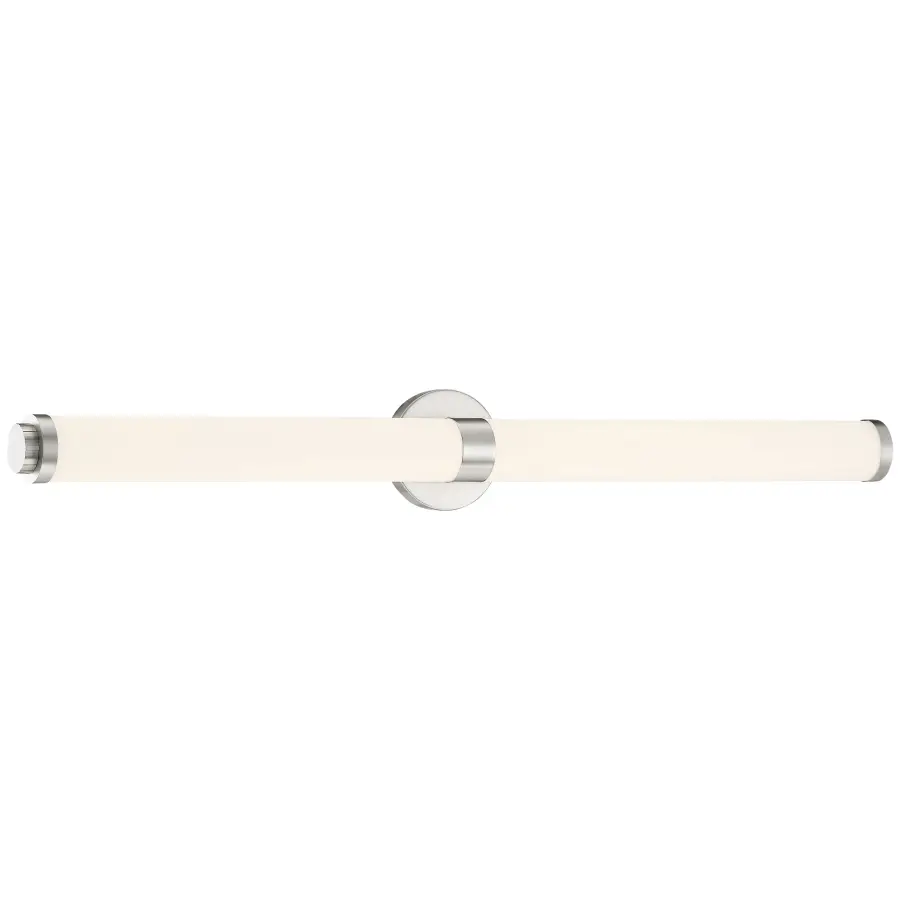 AQUA LED Vanity Light - 37.25" Brushed Steel