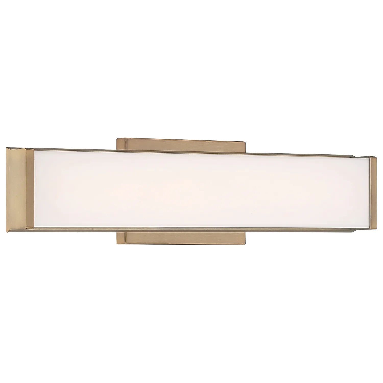 Citi LED Vanity in Antique Brushed Brass