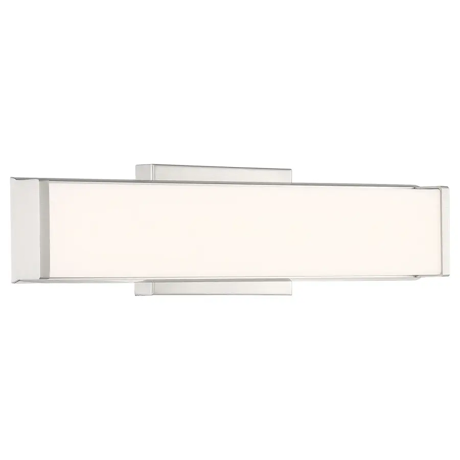 Citi LED Vanity Light in Brushed Steel