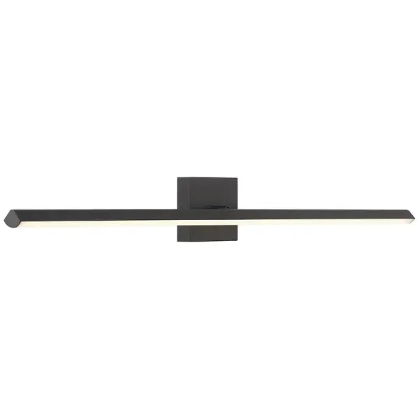 Float LED Vanity Light in Matte Black