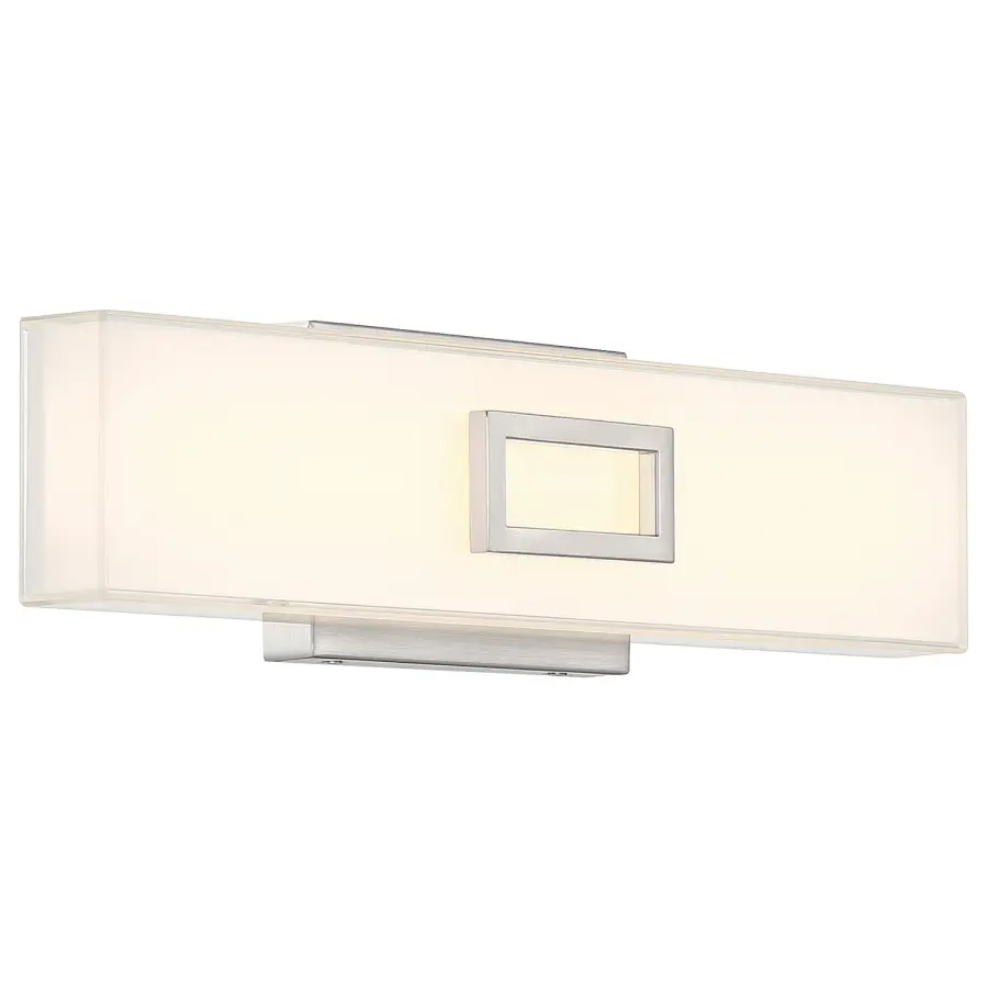 Restore LED Vanity Light in Brushed Steel