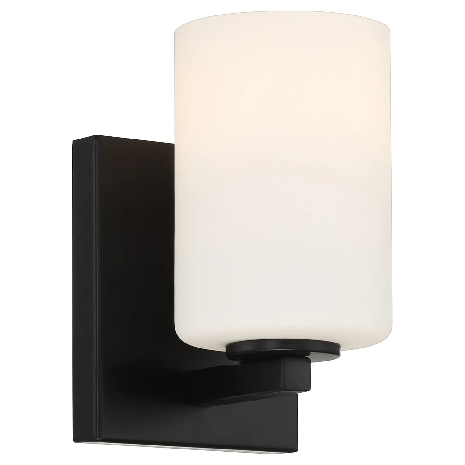 Sienna One Light Wall Sconce in Matte Black
