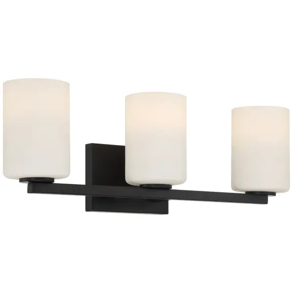 Sienna LED Vanity Light in Matte Black