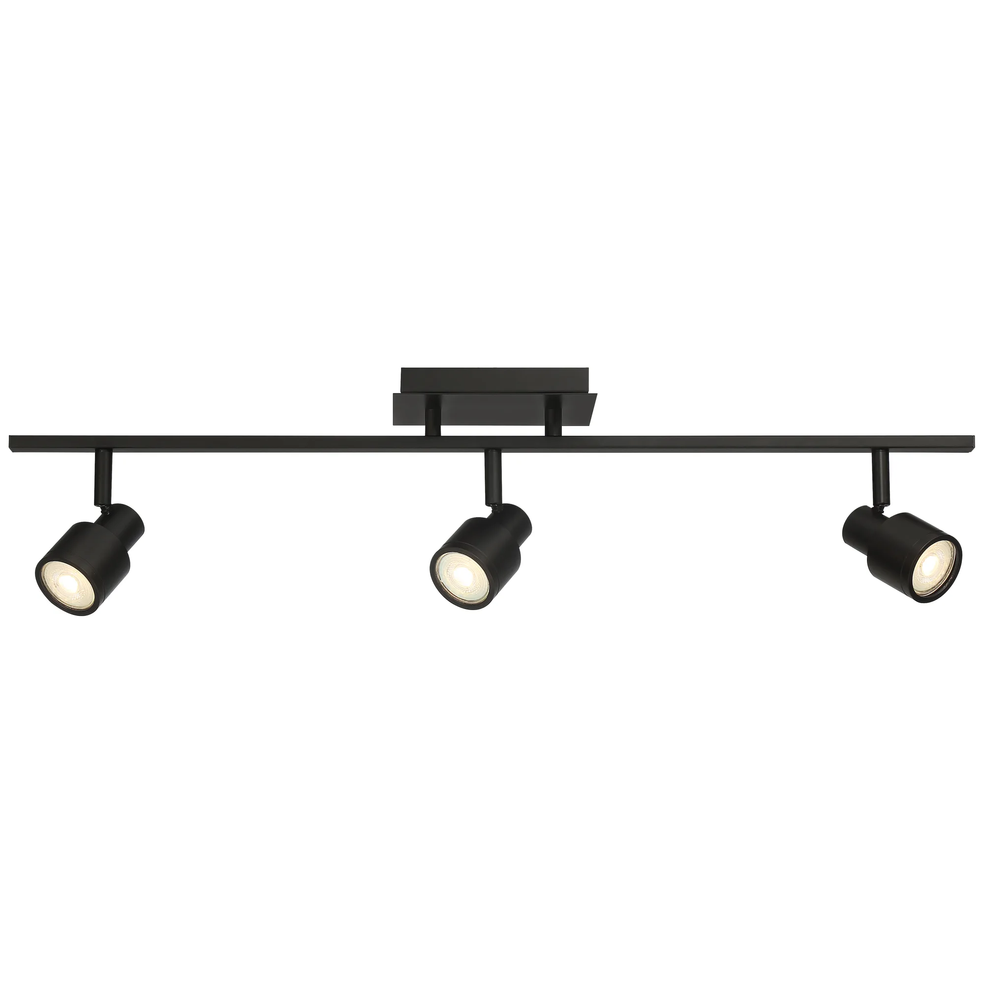 Lincoln 3-Light LED Track Rail in Matte Black