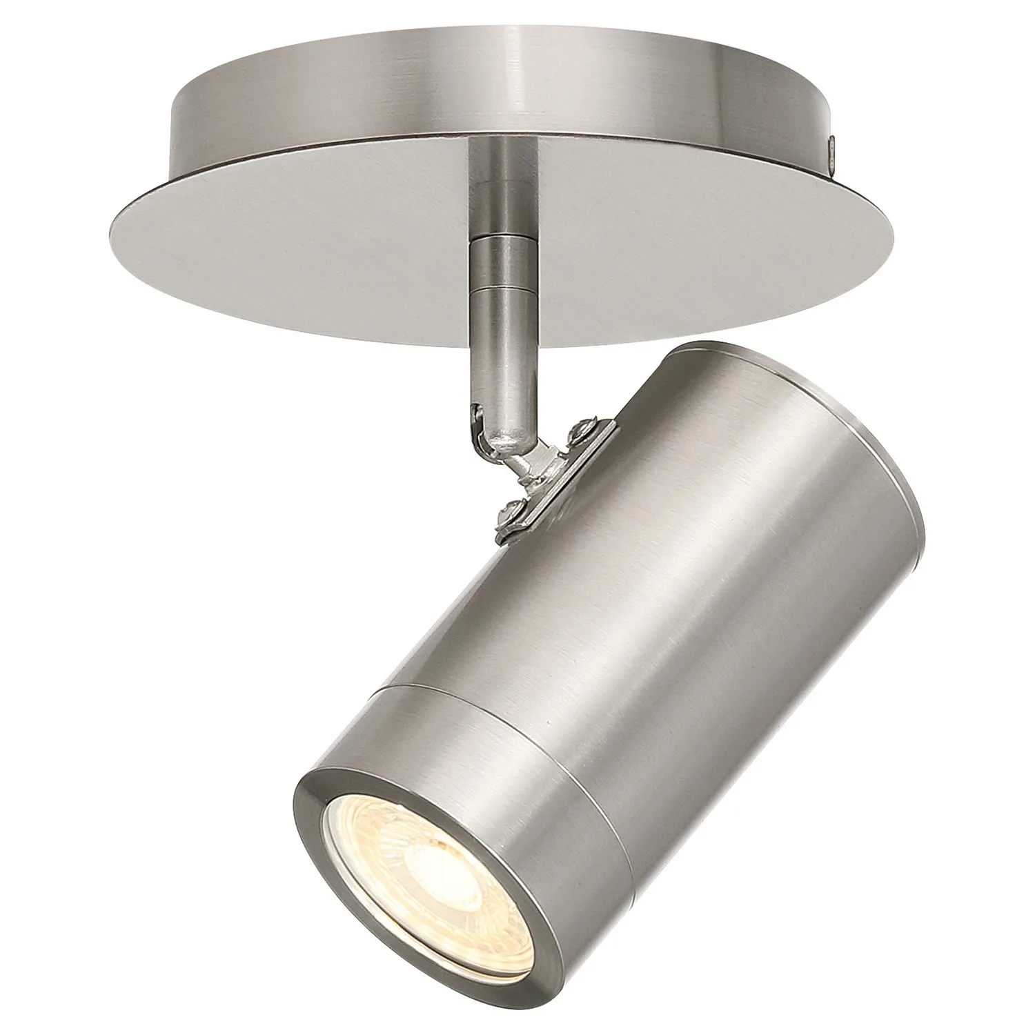 Prado LED Flush Mount in Brushed Steel
