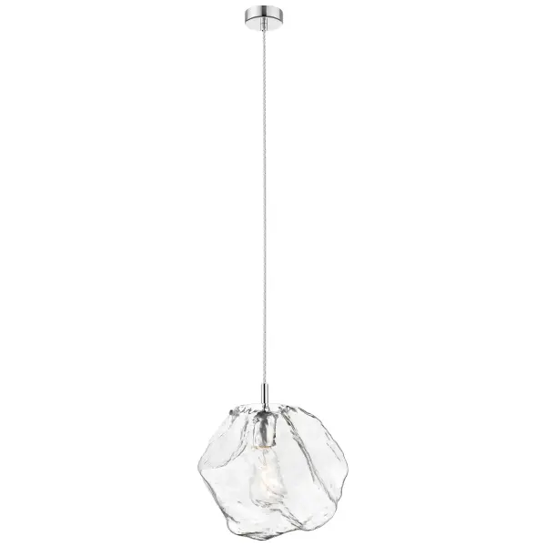 The Boulder LED Pendant combines contemporary style with energy-efficient lighting in a compact 12-inch design. Its mirrored stainless steel finish adds reflective elegance, while the integrated LED provides warm 2200K illumination.
