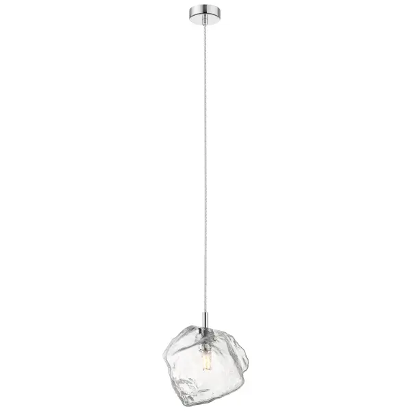 Boulder LED Pendant in Mirrored Stainless Steel