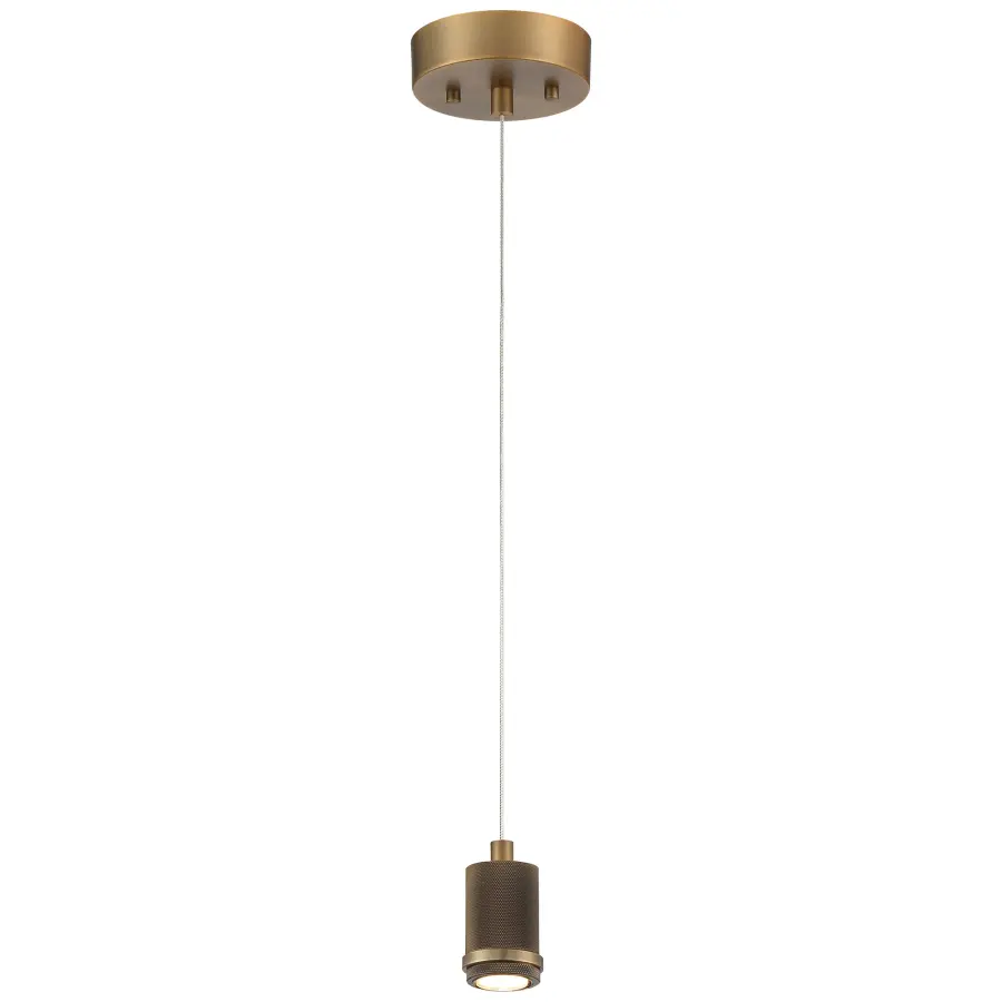 Sleek LED Pendant with Energy-Efficient Integrated Lighting
