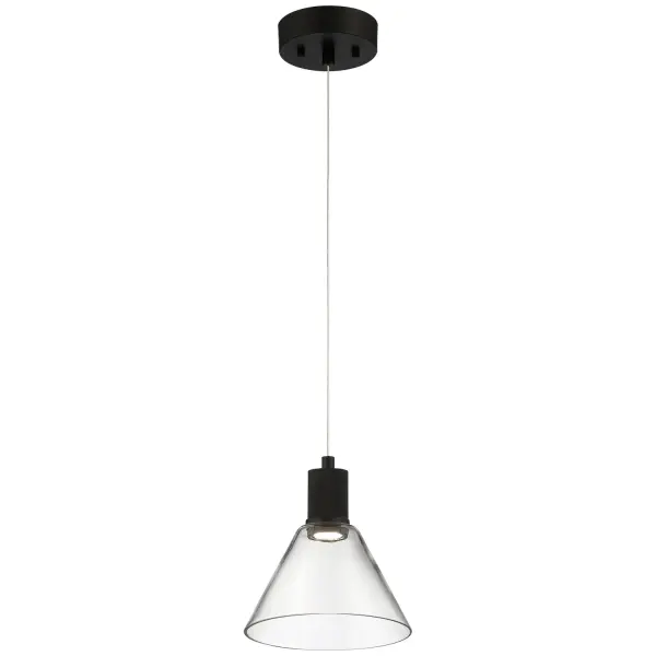 Port Nine Martini LED Pendant in Matte Black