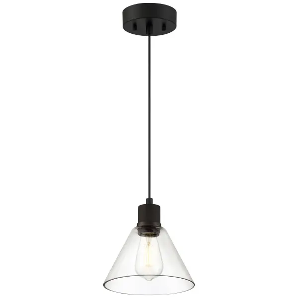 Port Nine Martini LED Pendant in Matte Black