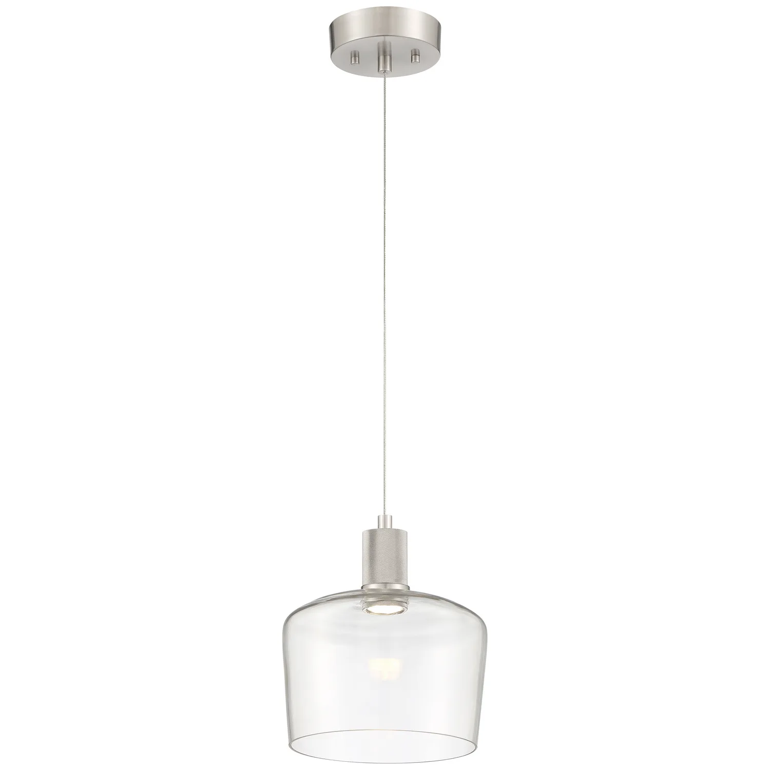 Port Nine Chardonnay LED Pendant in Brushed Steel