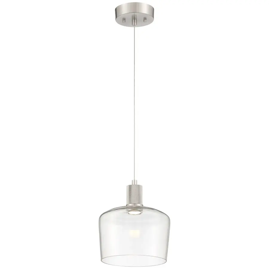 Port Nine Chardonnay LED Pendant in Brushed Steel