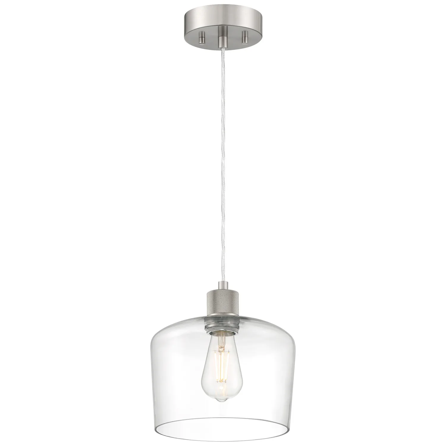Port Nine Chardonnay LED Pendant in Brushed Steel