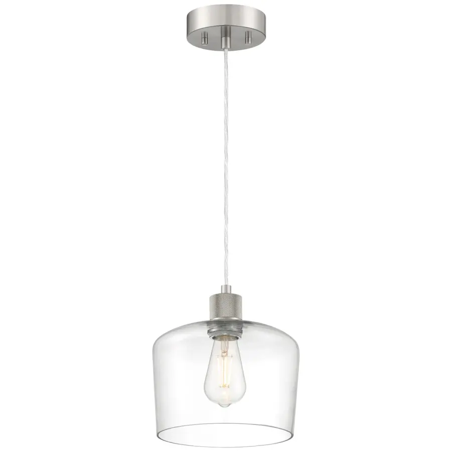 Port Nine Chardonnay LED Pendant in Brushed Steel