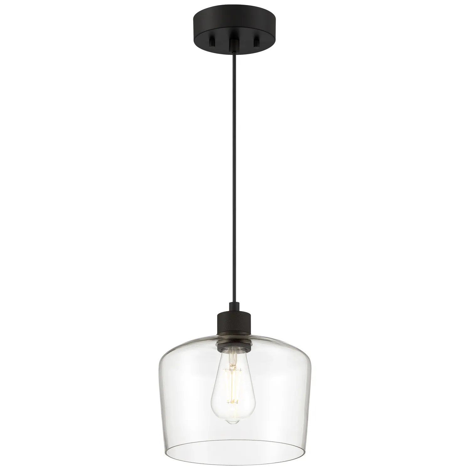 Port Nine Chardonnay LED Pendant in Matte Black