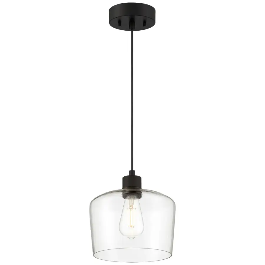 Port Nine Chardonnay LED Pendant in Matte Black