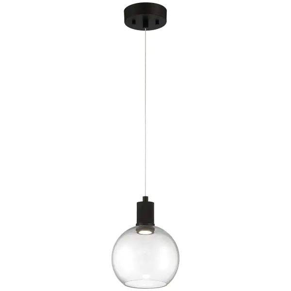 The Port Nine pendant combines energy-efficient integrated LED technology with distinctive burgundy glass in a compact 7.5-inch design. Perfect for task lighting or accent applications with excellent color rendering.