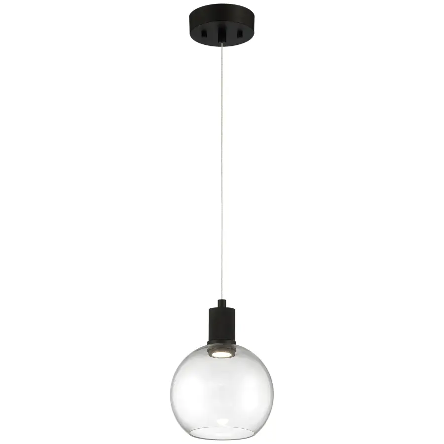 Port Nine Burgundy LED Pendant