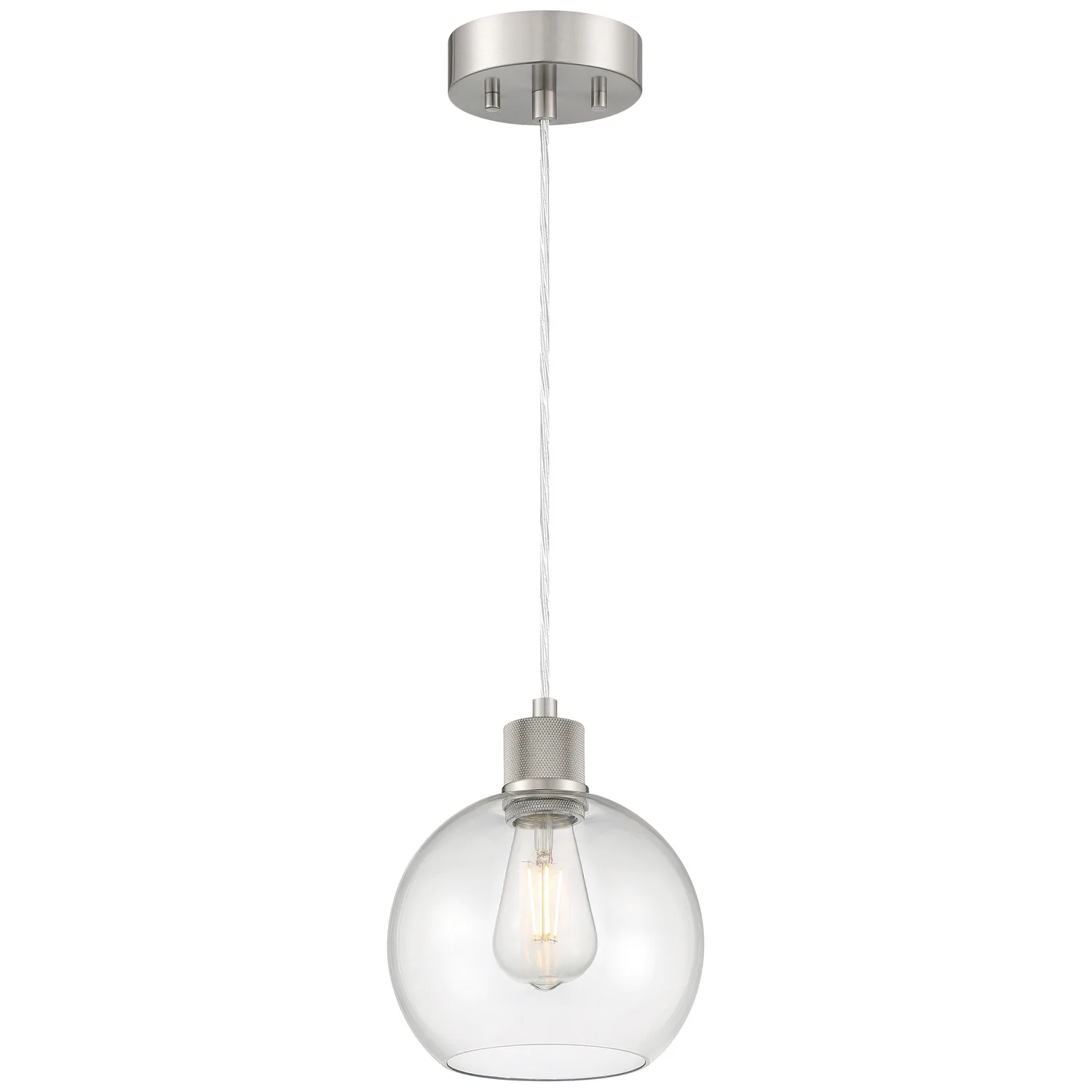 Port Nine Burgundy LED Pendant