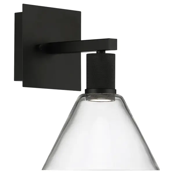 Port Nine Martini LED Wall Sconce in Matte Black