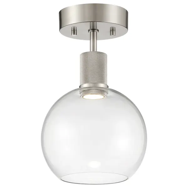 Port Nine Burgundy LED Semi-Flush Mount