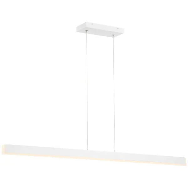 The ILLUME pendant delivers contemporary style with practical functionality. Its 46.75-inch linear design provides excellent task lighting over islands and tables, while integrated LED technology ensures energy efficiency and longevity.