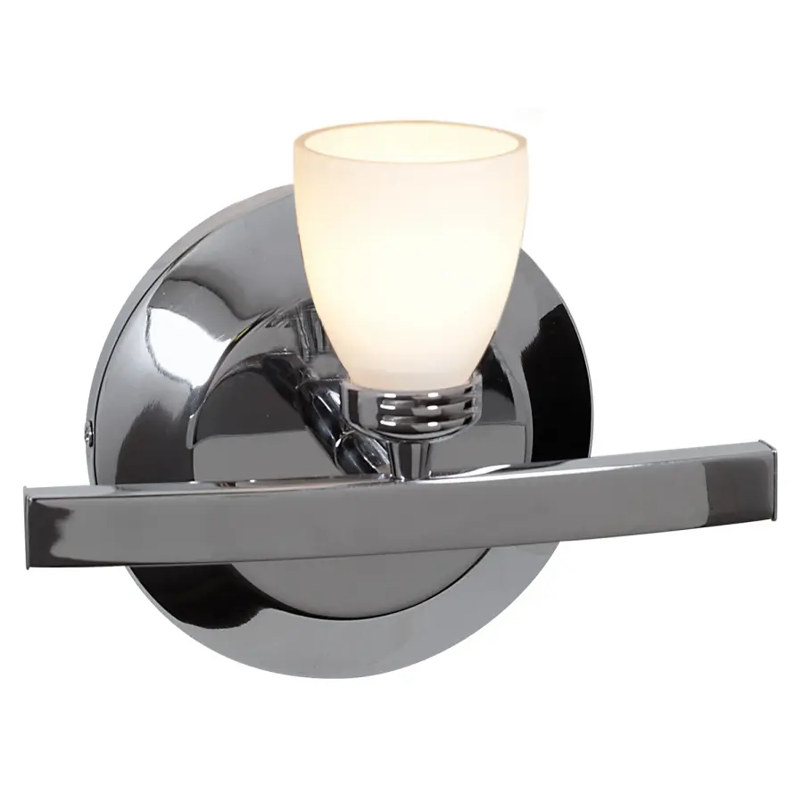 Sydney One Light Vanity in Chrome