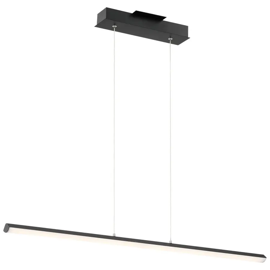 Float LED Linear Pendant in Matte Black