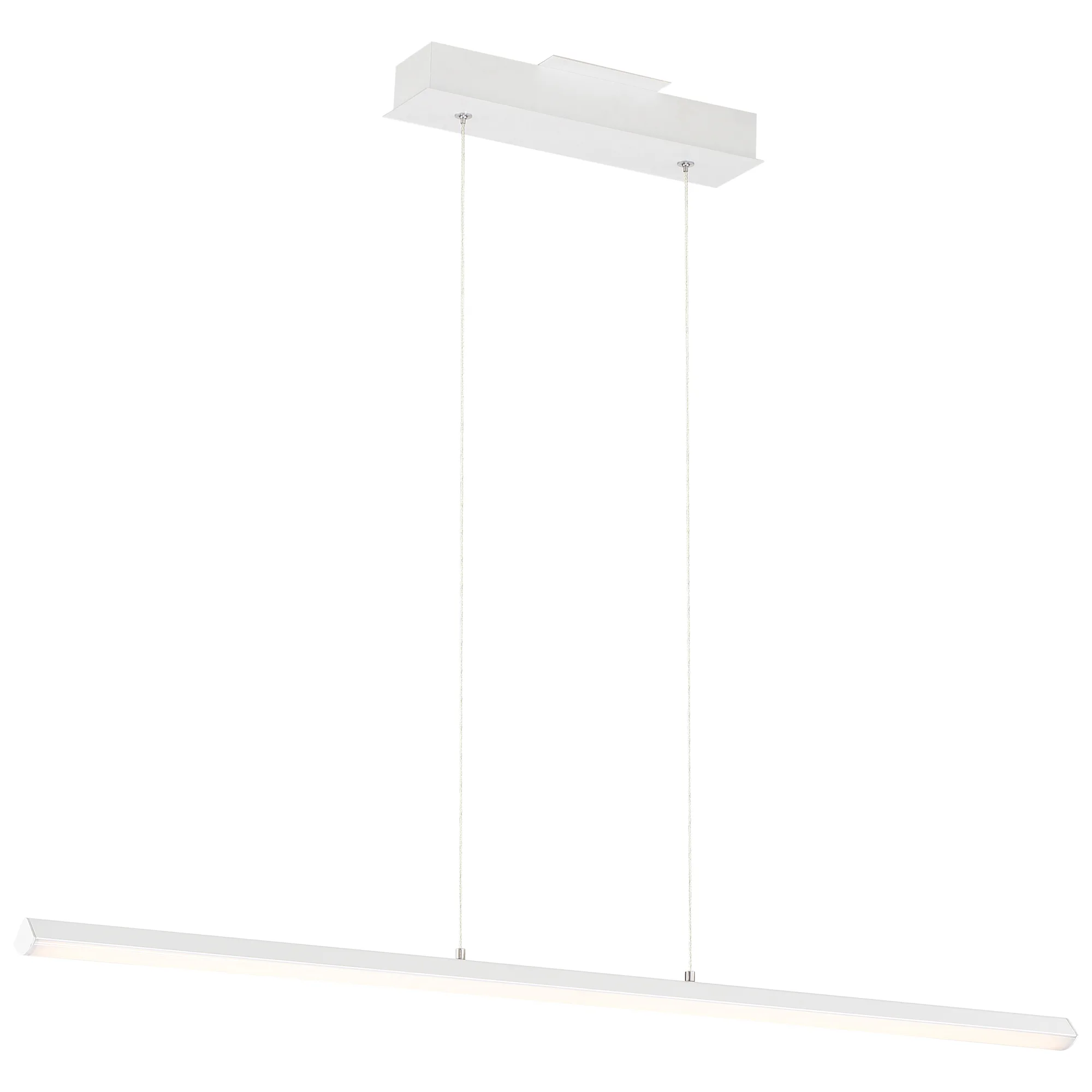 FLOAT LED Linear Pendant in Matte White