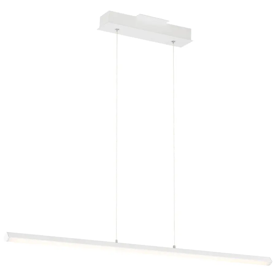 FLOAT LED Linear Pendant in Matte White