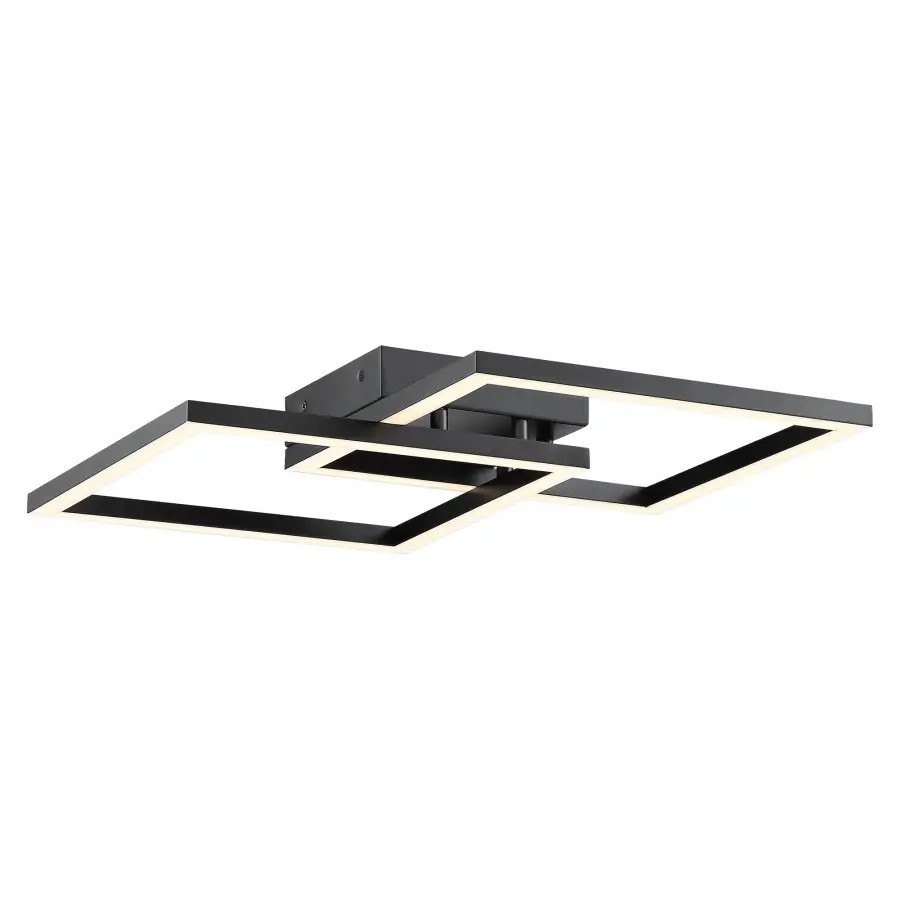 SQUARED LED Flush Mount in Black