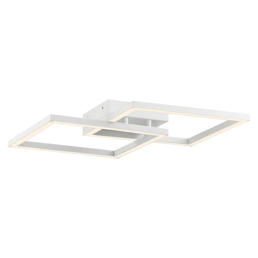 SQUARED LED Flush Mount in White
