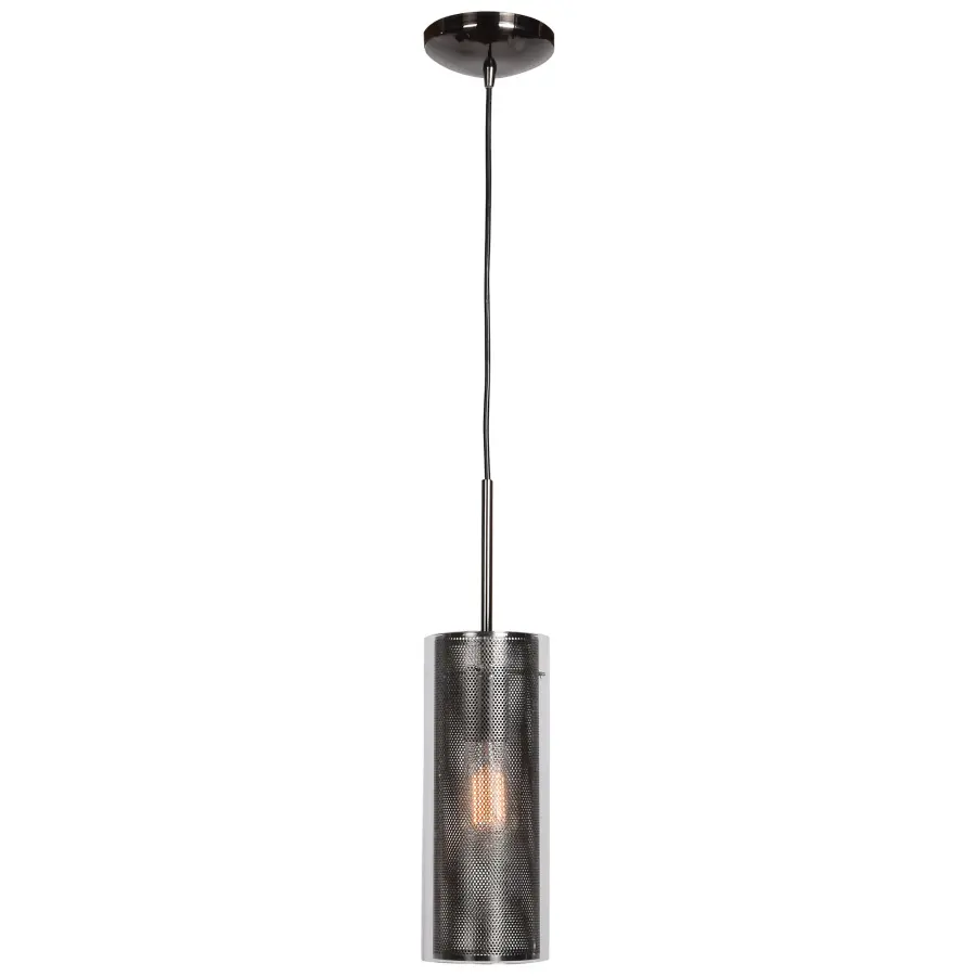 MULTIS Black Chrome Pendant Light