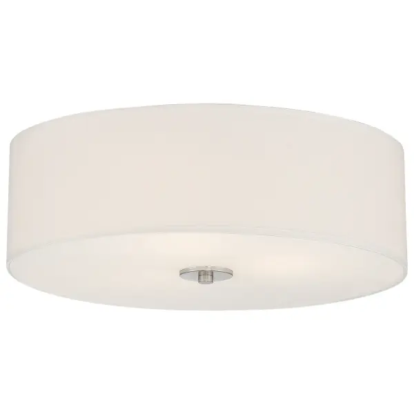 Mid Town LED Flush Mount in Brushed Steel