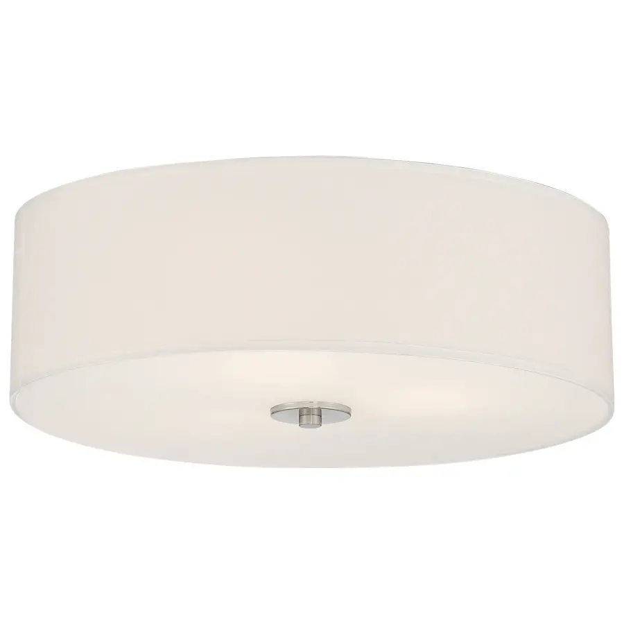 Mid Town LED Flush Mount in Brushed Steel