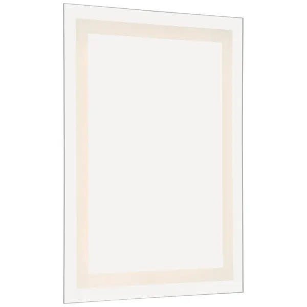 The Peninsula LED Mirror combines functional illumination with sleek design. Featuring integrated LED lighting at 3000K with excellent 90 CRI, this 24x32-inch mirror provides optimal task lighting for grooming and makeup application.