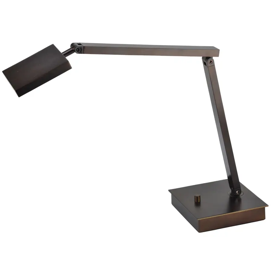 Efficient LED Task Lighting with Contemporary Bronze Styling