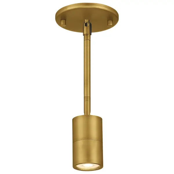 Cafe LED Spotlight in Antique Brushed Brass