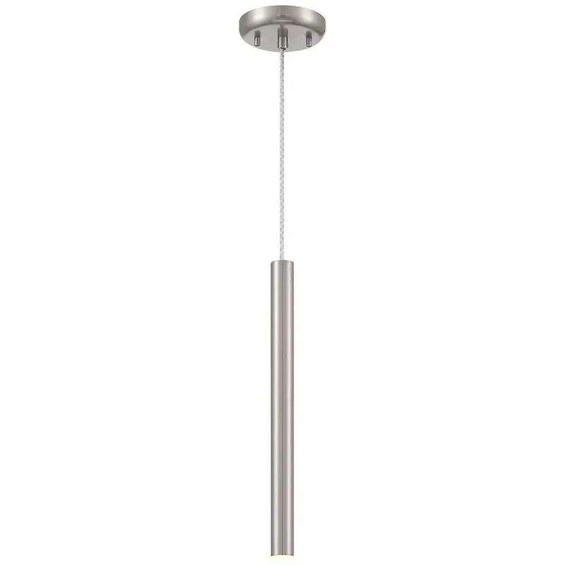 Sleek Industrial LED Pendant with Energy-Efficient Integrated Lighting