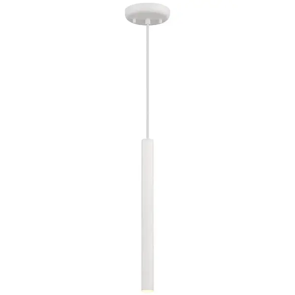 Pipeline LED Pendant in Matte White