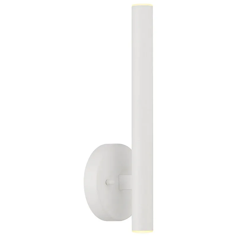Pipeline LED Wall Sconce in Matte White
